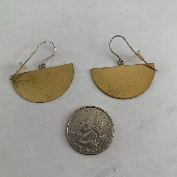 Striking Asian-inspired earrings from an art & craft gallery in Wellfleet, Mass - Picture 3 of 4